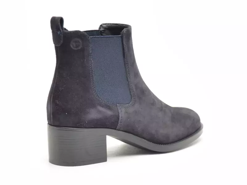 Tamaris 25026 41 Bleu Boots et Bottines à Talons Femme