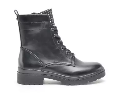 25236 43 Noir Boots et Bottines Plates Femme