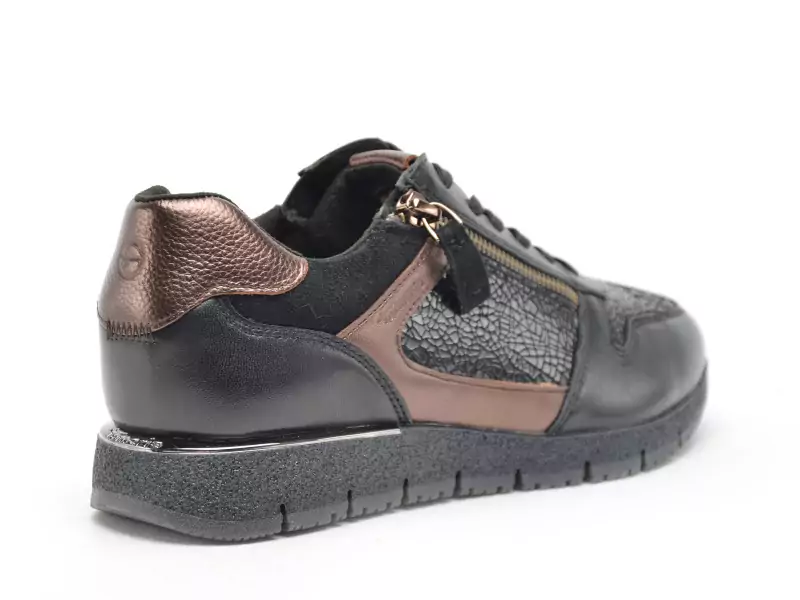 Tamaris 23776 44 Noir Baskets Basses Femme