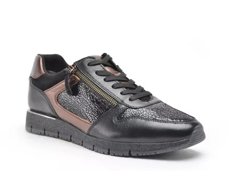 Tamaris 23776 44 Noir Baskets Basses Femme