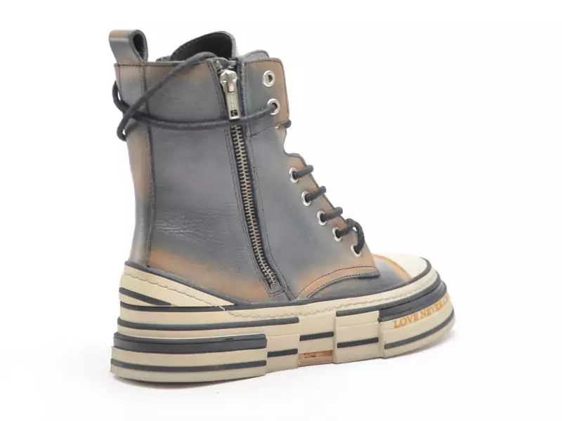 Rebecca white YZ22 2V2 Bleu Boots et Bottines Plates Femme