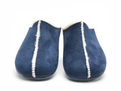 9009 8 Bleu Chaussons Femme