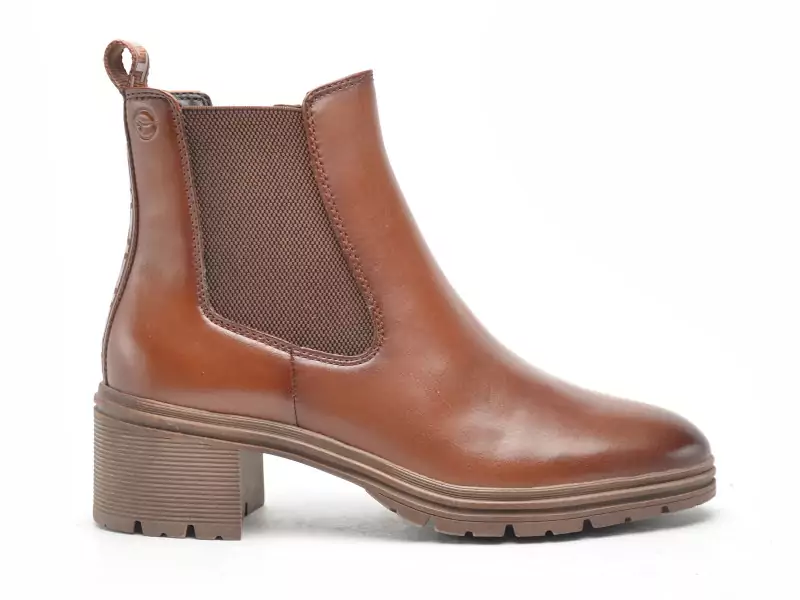 Tamaris 25456 43 Marron Boots et Bottines à Talons Femme