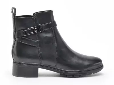 25391 45 Noir Boots et Bottines à Talons Femme