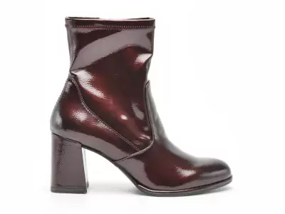 25357 41 Bordeaux Boots et Bottines à Talons Femme