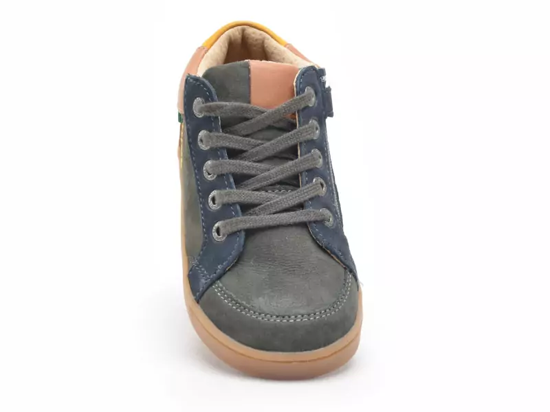 Kickers KICK WEBY Bleu Boots Garçon