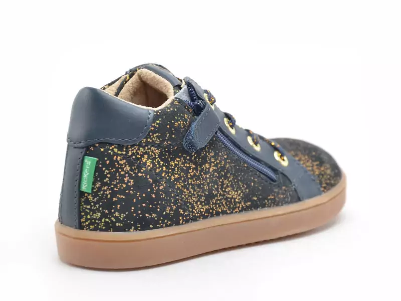 Kickers KICK WELLY Bleu Boots et Bottes Fille