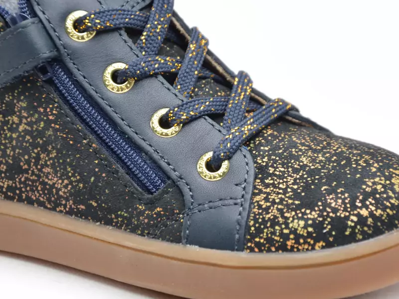 Kickers KICK WELLY Bleu Boots et Bottes Fille