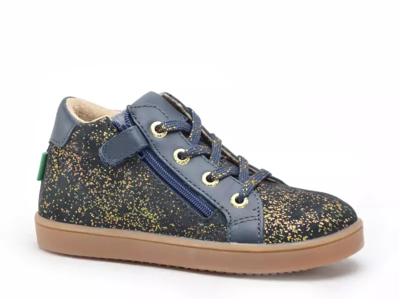 Kickers KICK WELLY Bleu Boots et Bottes Fille