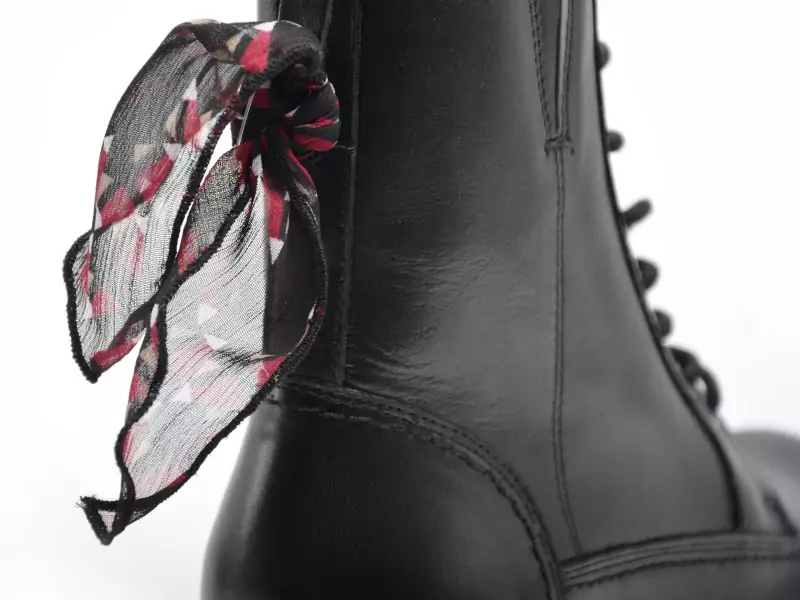  3508 NORMA Noir Boots et Bottines Plates Femme