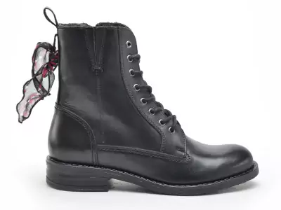 3508 NORMA Noir Boots et Bottines Plates Femme