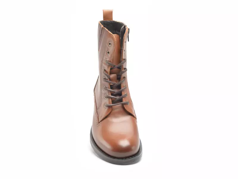  3508 NORMA Marron Boots et Bottines Plates Femme