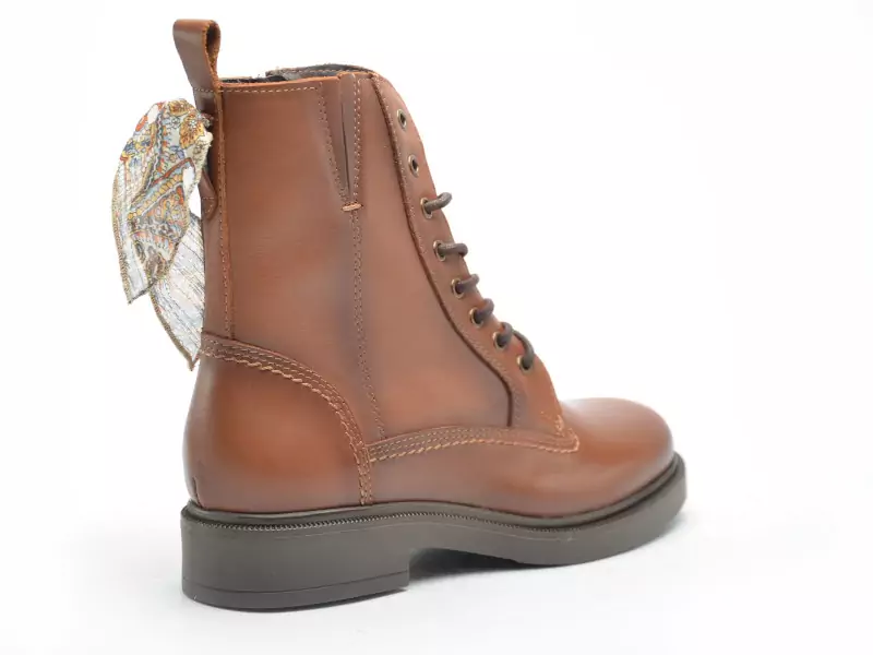  XM3 ORIA ETIENNE Marron Boots et Bottines Plates Femme