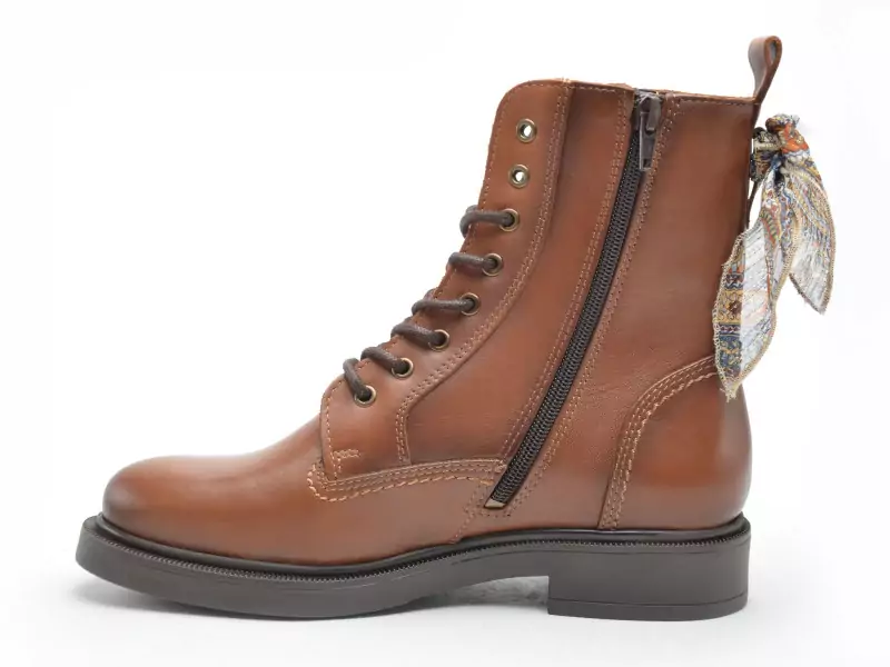  XM3 ORIA ETIENNE Marron Boots et Bottines Plates Femme