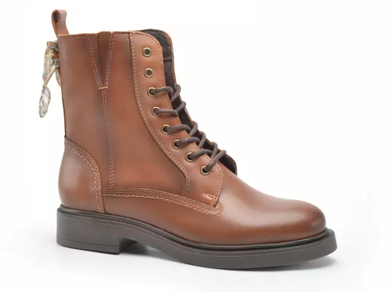  XM3 ORIA ETIENNE Marron Boots et Bottines Plates Femme