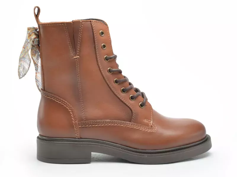  XM3 ORIA ETIENNE Marron Boots et Bottines Plates Femme