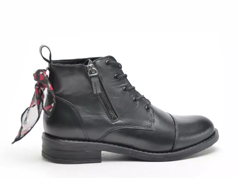  2502 BELEM Noir Boots et Bottines Plates Femme