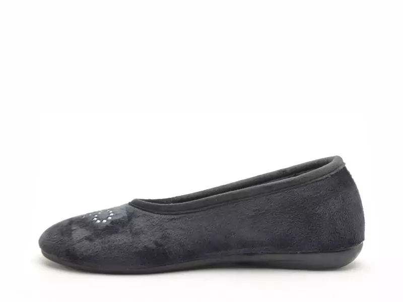 La Maison De L Espadrille Chaussons 6190 8 Noir Chaussons Femme