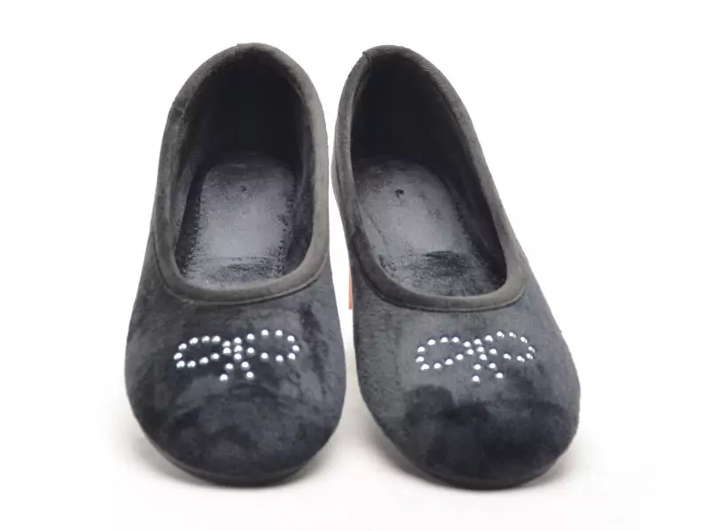 La Maison De L Espadrille Chaussons 6190 8 Noir Chaussons Femme