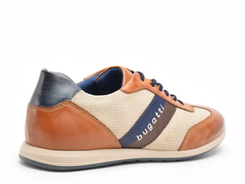 Bugatti 311A9Q054169 Beige Baskets Basses Homme