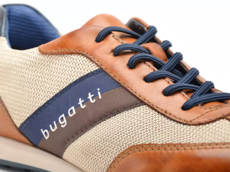 Bugatti 311A9Q054169 Beige Baskets Basses Homme