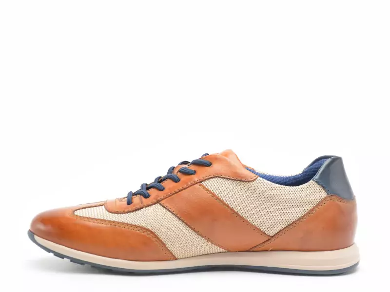 Bugatti 311A9Q054169 Beige Baskets Basses Homme