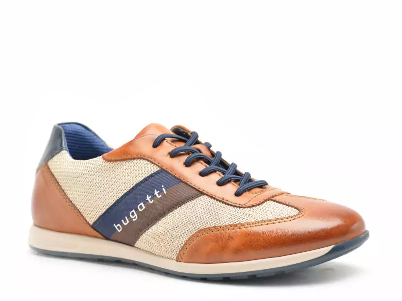 Bugatti 311A9Q054169 Beige Baskets Basses Homme