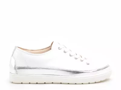 23654 42 Blanc Baskets Basses Femme