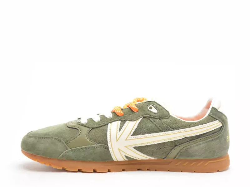 Kaotiko SEATTLE MEN Kaki Baskets Basses Homme