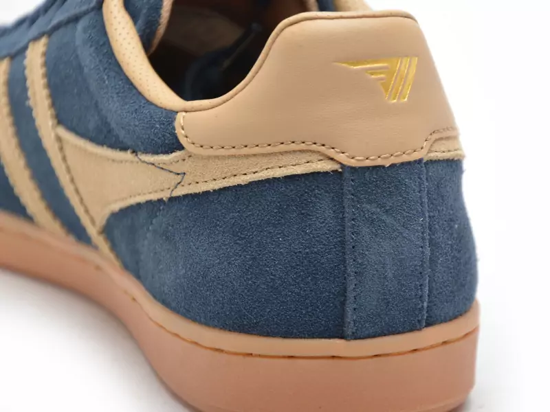 Gola EQUIPE II SUEDE Bleu Baskets Basses Homme