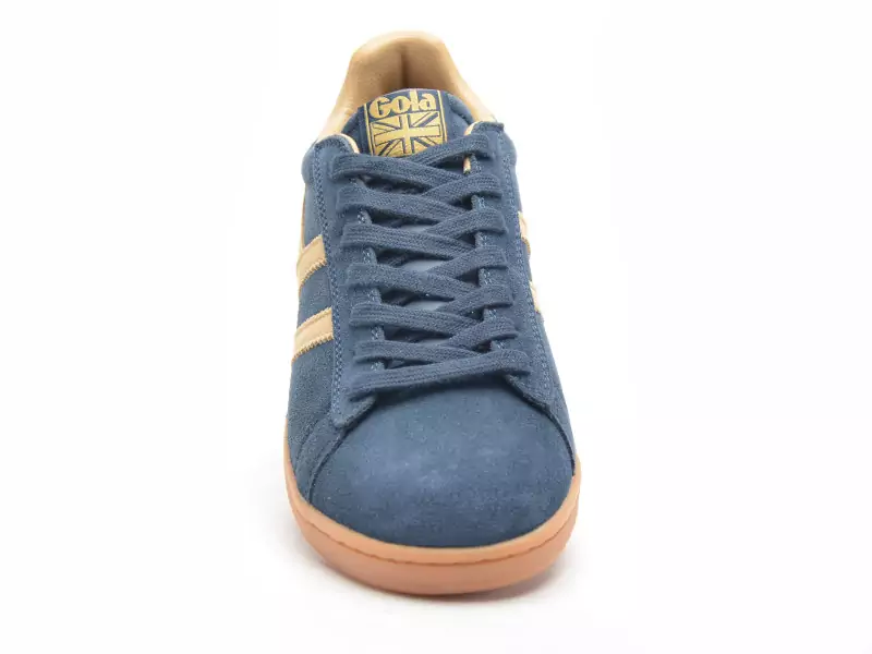 Gola EQUIPE II SUEDE Bleu Baskets Basses Homme