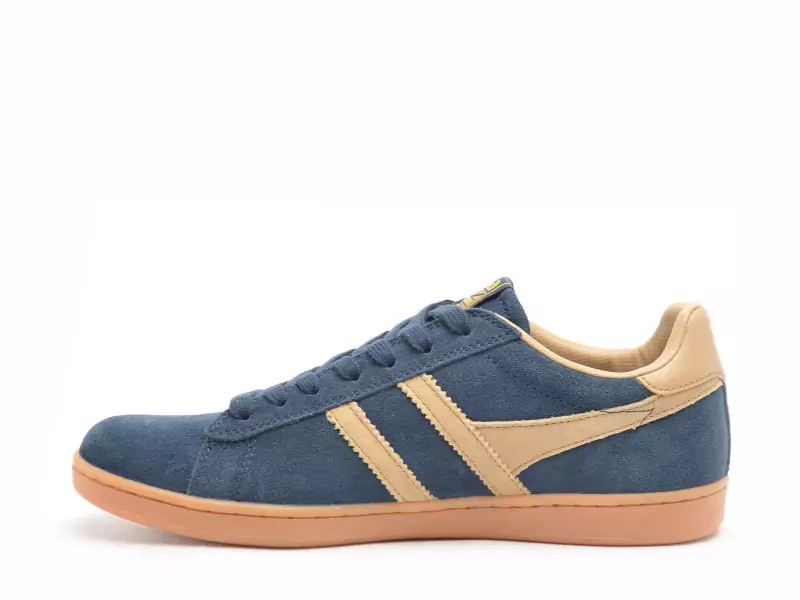 Gola EQUIPE II SUEDE Bleu Baskets Basses Homme