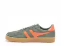 Gola HAWK SUEDE 86 Kaki Baskets Basses Homme