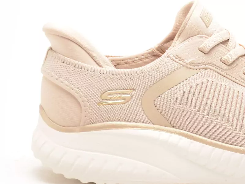 Skechers 117497 BOBS Beige Baskets Basses Femme