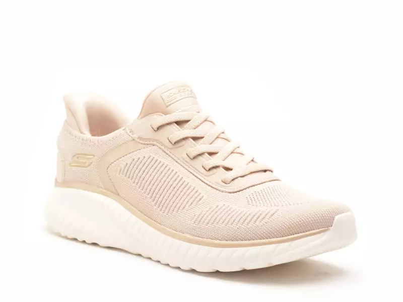Skechers 117497 BOBS Beige Baskets Basses Femme