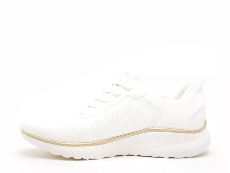 Skechers 117497 BOBS Blanc Baskets Basses Femme