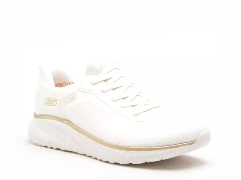 Skechers 117497 BOBS Blanc Baskets Basses Femme