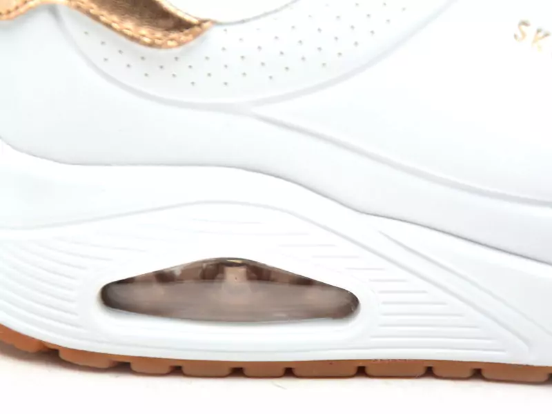 Skechers 177094 UNO Blanc Baskets Basses Femme