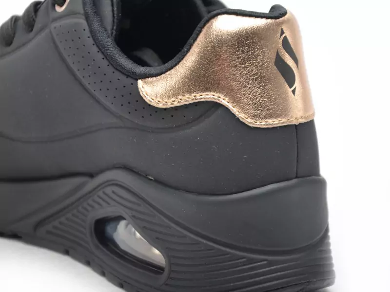 Skechers 177094 UNO Noir Baskets Basses Femme