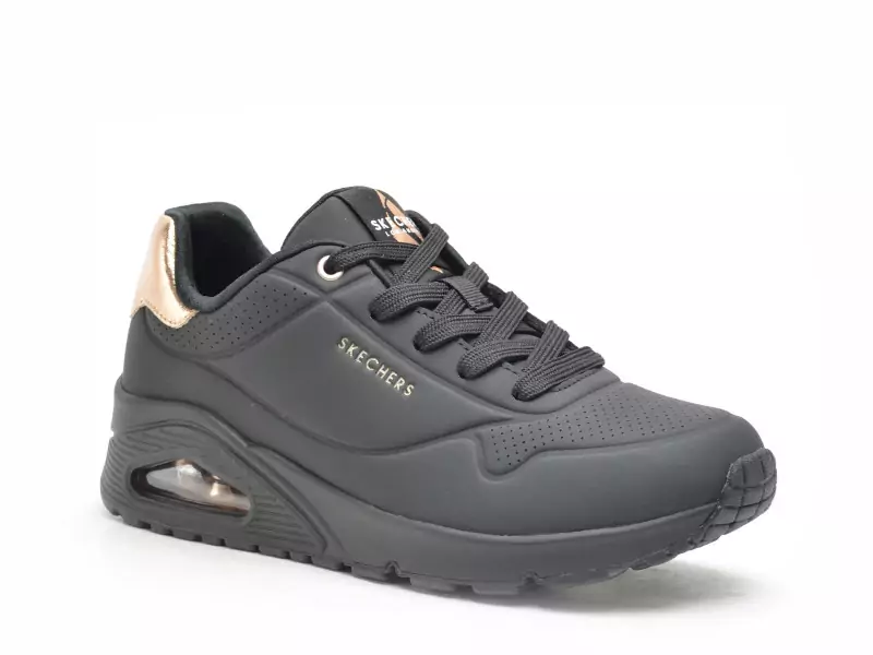 Skechers 177094 UNO Noir Baskets Basses Femme