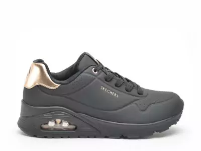 177094 UNO Noir Baskets Basses Femme