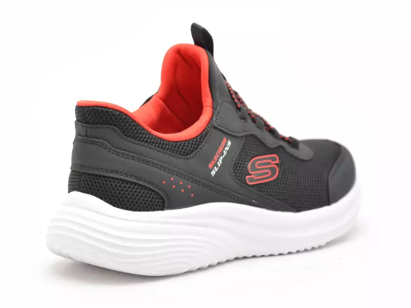 Skechers 404208L BOUNDER Noir Baskets Basses Garçon