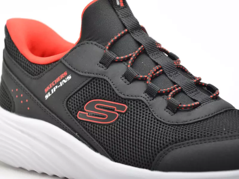 Skechers 404208L BOUNDER Noir Baskets Basses Garçon