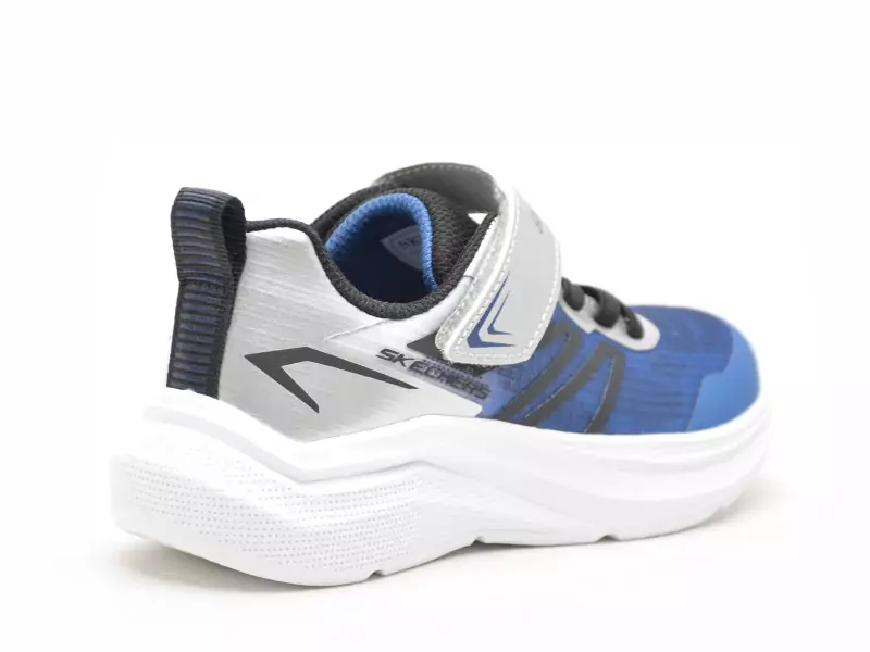 Skechers 404125L MICROSPEC Bleu Baskets Basses Garçon