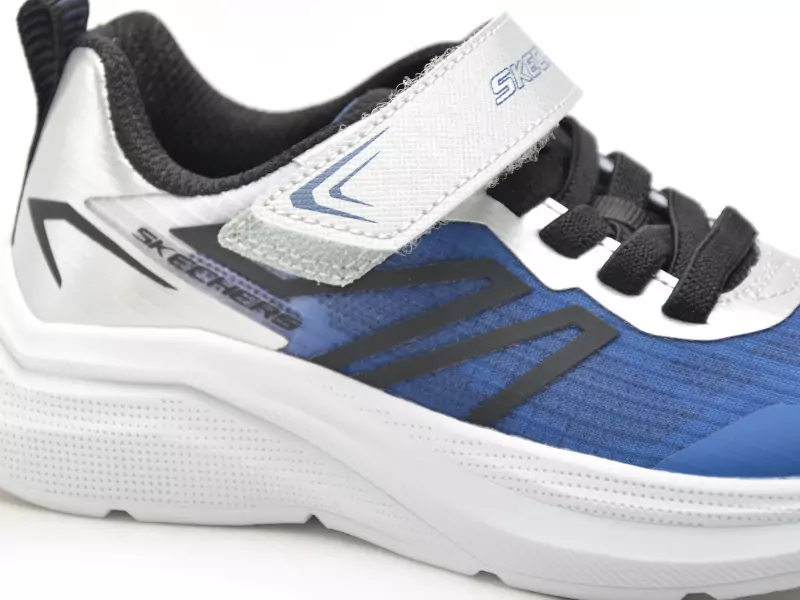 Skechers 404125L MICROSPEC Bleu Baskets Basses Garçon