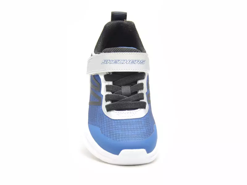 Skechers 404125L MICROSPEC Bleu Baskets Basses Garçon