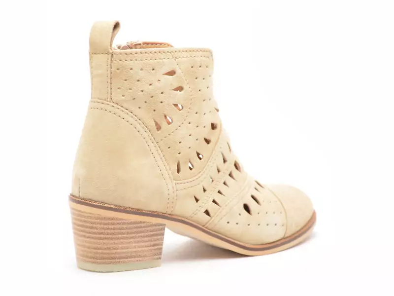 Alpe 5433 Beige Boots et Bottines à Talons Femme