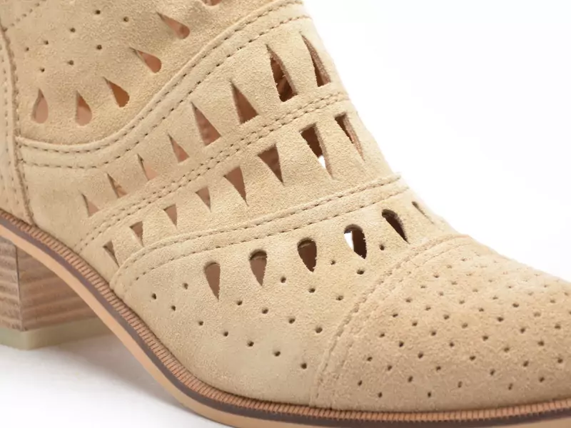 Alpe 5433 Beige Boots et Bottines à Talons Femme