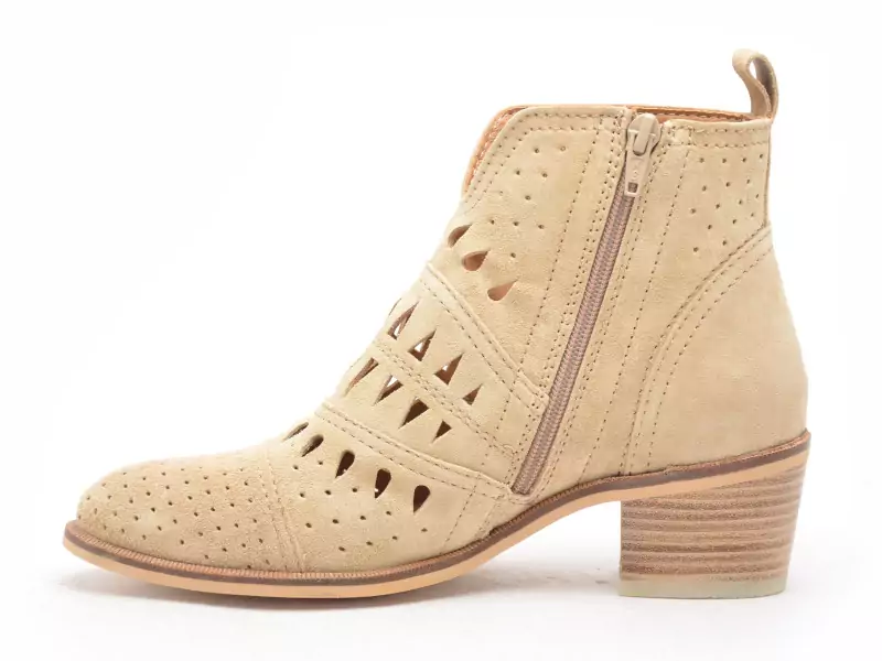 Alpe 5433 Beige Boots et Bottines à Talons Femme