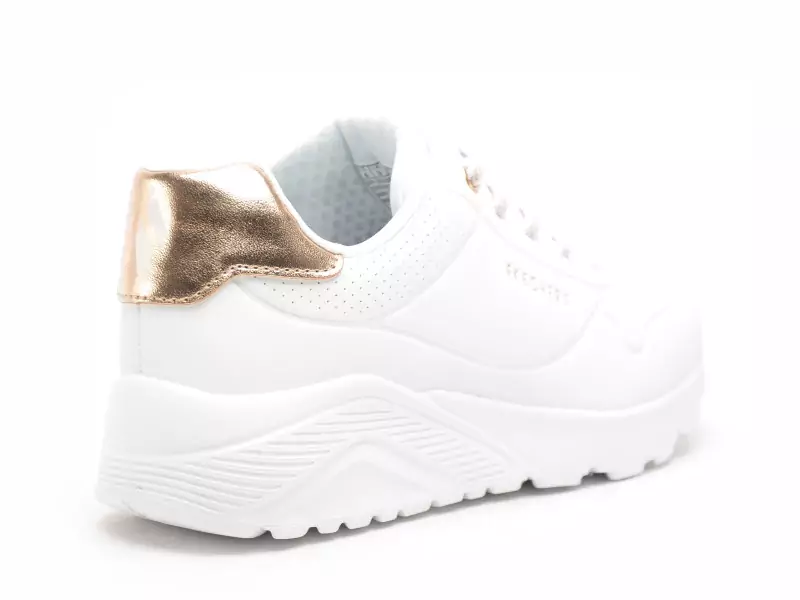 Skechers 310384L UNO LITE Blanc Baskets Basses Fille